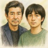 佐藤浩市と息子二人の実像に迫る、三世代にわたる家族の物語